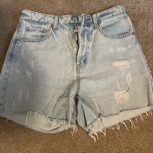 Wild Fable Light Wash Distressed Jean Shorts